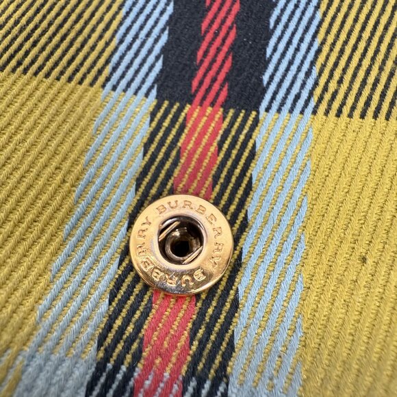 Burberry Check Plaid Tartan Canvas Cotton Wallet - Picture 3 of 7